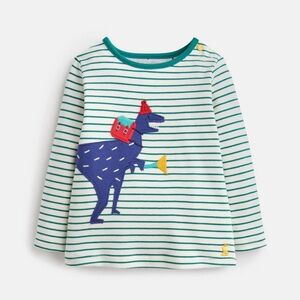 Joules Jack Long Sleeve Applique Top